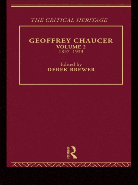 Derek Brewer - Geoffrey Chaucer, E-bok