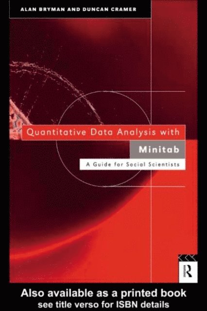 Duncan Cramer, Alan Bryman - Quantitative Data Analysis with Minitab, E-bok