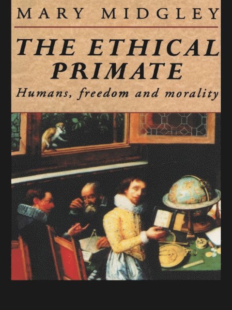 Mary Midgley - Ethical Primate, E-bok
