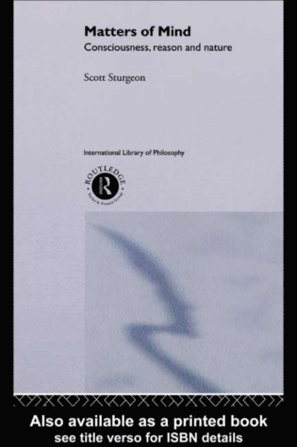 Scott Sturgeon - Matters of Mind, E-bok
