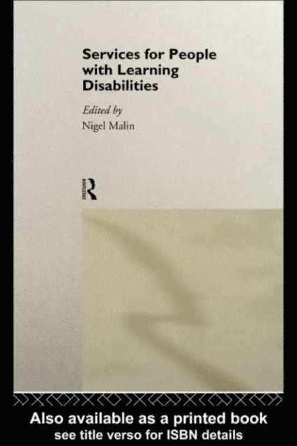 Nigel Malin - Services for People with Learning Disabilities, E-bok
