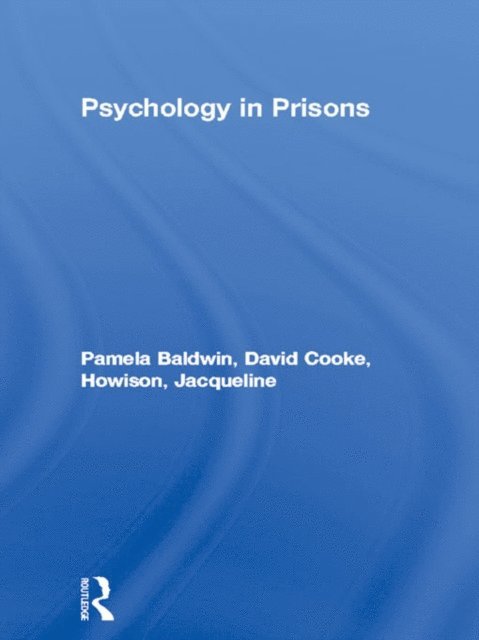 Pamela Baldwin - Psychology in Prisons, E-bok