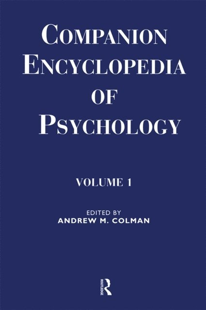 Andrew M. Colman - Companion Encyclopedia of Psychology, E-bok