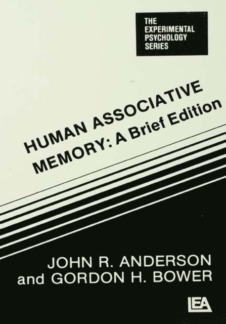 G. H. Bower, John R. Anderson - Human Associative Memory, E-bok