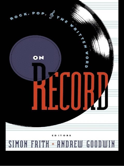 Andrew Goodwin, Simon Frith - On Record, E-bok