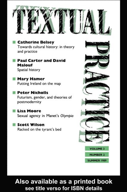 Terence Hawkes - Textual Practice, E-bok