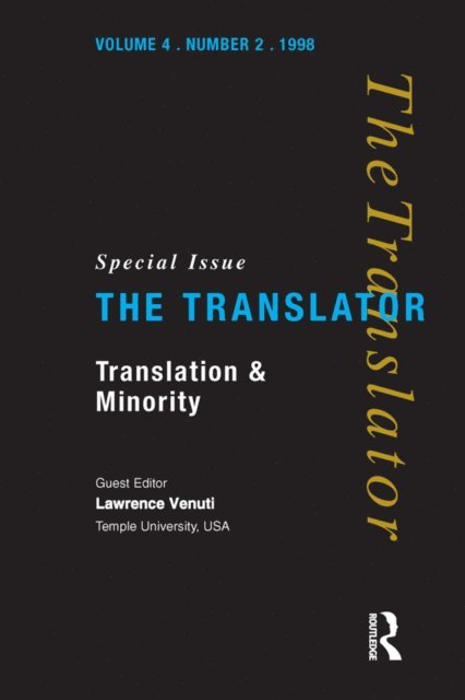 Lawrence Venuti - Translation and Minority, E-bok