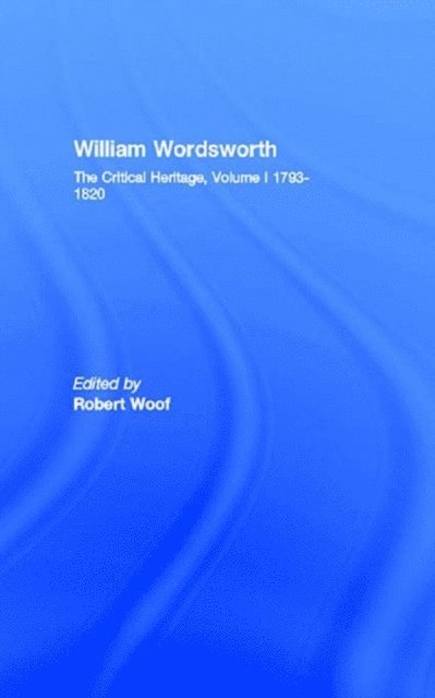 Robert Woof - William Wordsworth, E-bok