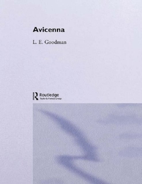 L E Goodman - Avicenna, E-bok