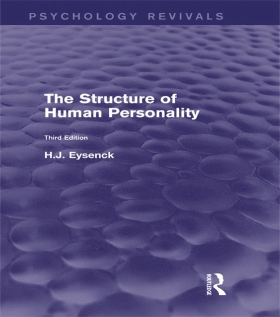H. J. Eysenck - Structure of Human Personality (Psychology Revivals), E-bok