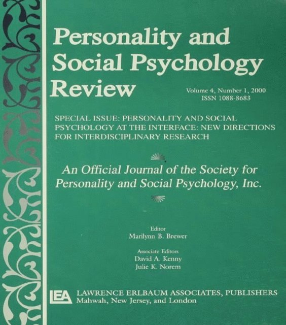 Marilynn B. Brewer - Personality and Social Psychology at the Interface, E-bok