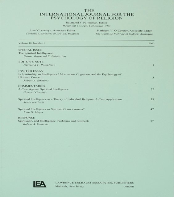 Raymond F. Paloutzian - Spiritual Intelligence, E-bok