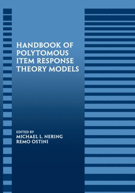 Remo Ostini, Michael Nering - Handbook of Polytomous Item Response Theory Models, E-bok
