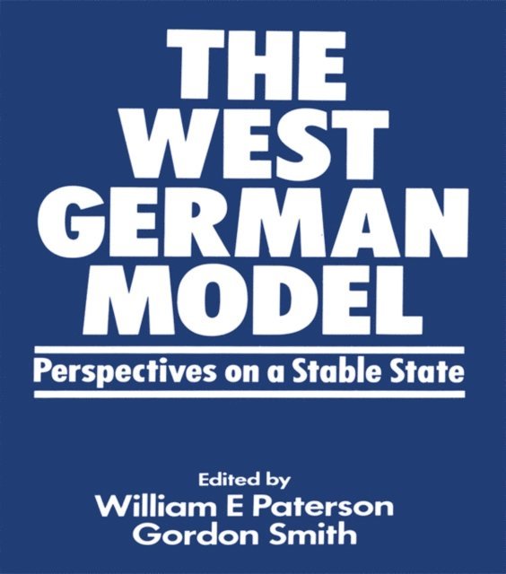 Gordon R Smith, William E Paterson - West German Model, E-bok