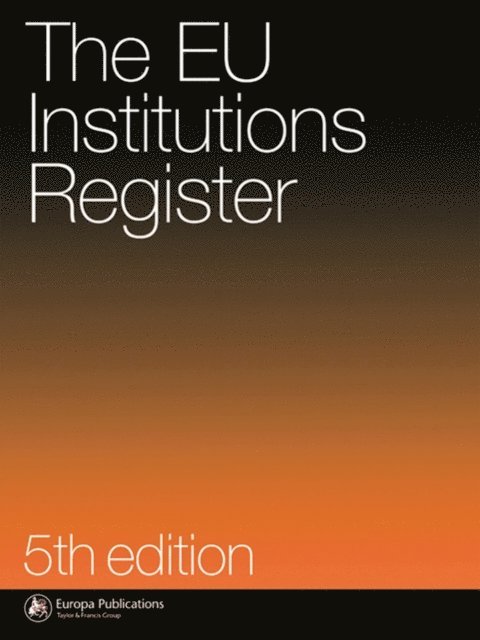 Europa - Eu Institutions Register, E-bok