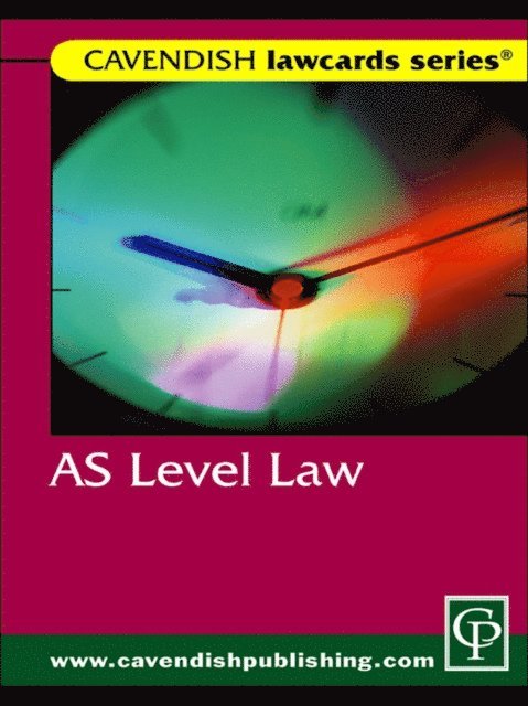Routledge-Cavendish - Cavendish: AS Level Lawcard, E-bok