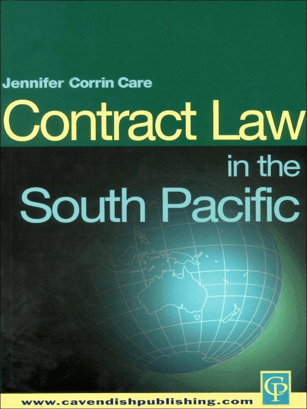 Jennifer Corrin-Care - South Pacific Contract Law, E-bok
