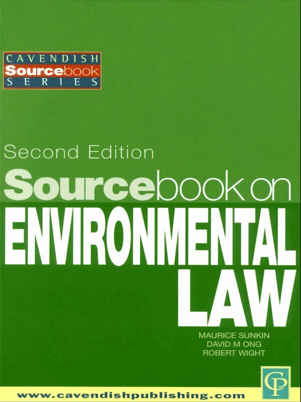 Maurice Sunkin - Sourcebook on Environmental Law, E-bok