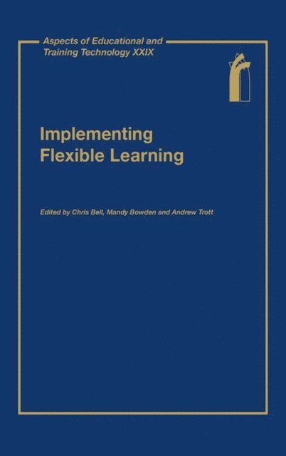 Andrew Trott, Mandy Bowden, Chris Bell - Aspects of Educational and Training Technology, E-bok