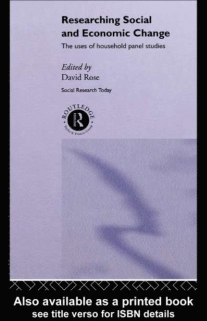 David Rose - Researching Social and Economic Change, E-bok