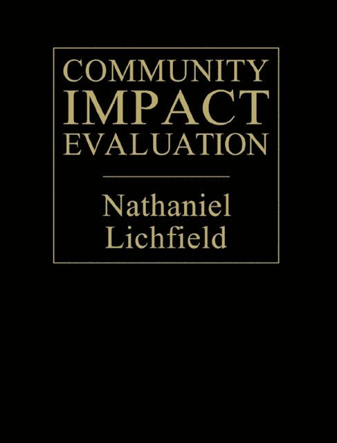 Nathaniel Lichfield - Community Impact Evaluation, E-bok