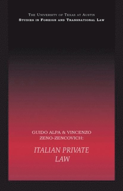 Vincenzo Zeno-Zencovich, Guido Alpa - Italian Private Law, E-bok