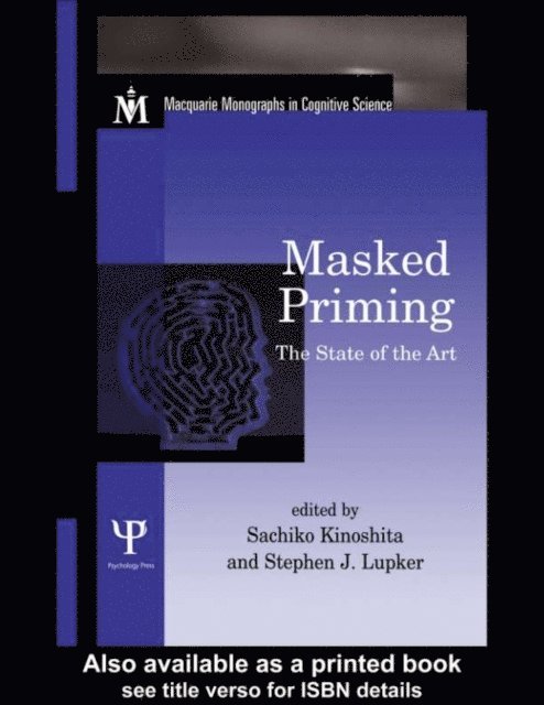 Stephen J. Lupker, Sachiko Kinoshita - Masked Priming, E-bok