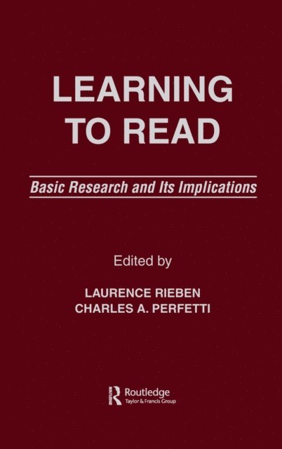 Charles A. Perfetti, Laurence Rieben - Learning To Read, E-bok