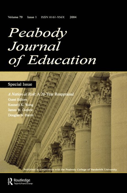 Douglas N. Harris, James W. Guthrie, Kenneth K. Wong - Nation at Risk, E-bok
