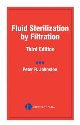 Peter R. Johnston - Fluid Sterilization by Filtration, E-bok. Tillgänglighet: Lägg i varukorg