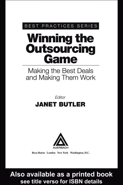 Janet Butler - Winning the Outsourcing Game, E-bok