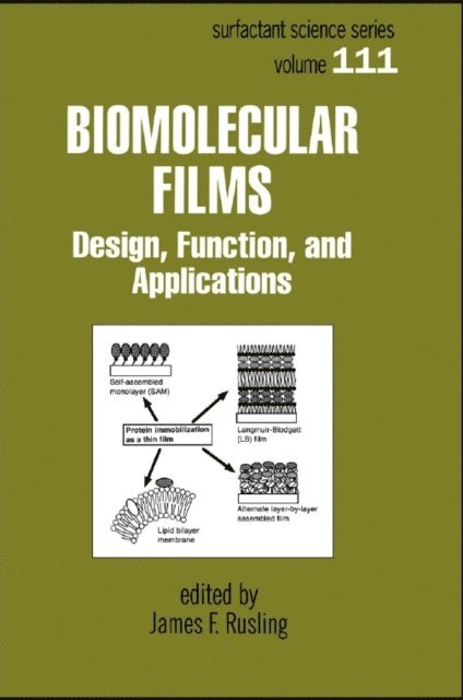 James F. Rusling - Biomolecular Films, E-bok