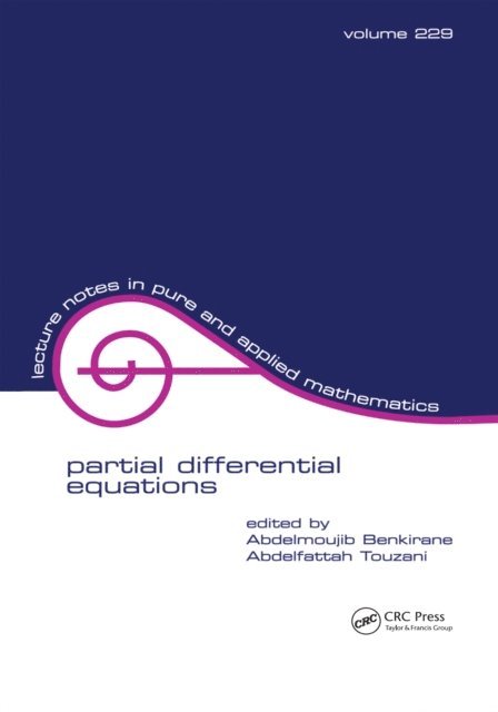 A. Touzani, Abdelmoujib Benkirane - Partial Differential Equations, E-bok