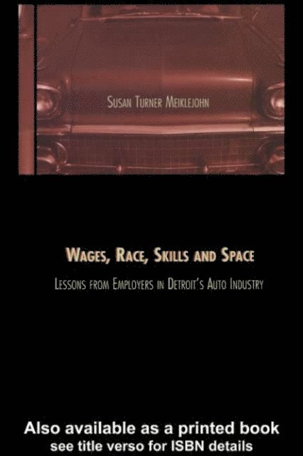 Susan Turner Meiklejohn - Wages, Race, Skills and Space, E-bok