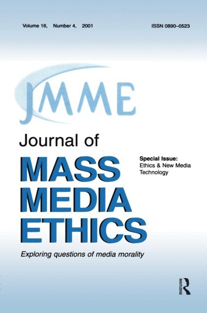 Jay Black, Ralph D. Barney - Ethics & New Media Technology, E-bok