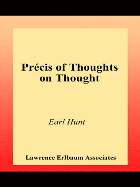 Earl Hunt - Thoughts on Thought, E-bok