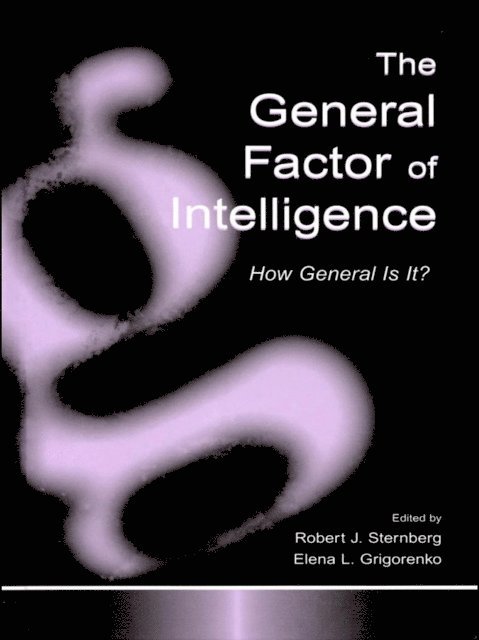 Elena L. Grigorenko, Robert J. Sternberg - General Factor of Intelligence, E-bok