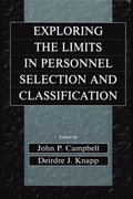 Exploring the Limits in Personnel Selection and Classification