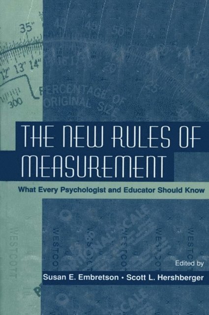 Scott L. Hershberger, Susan E. Embretson - New Rules of Measurement, E-bok