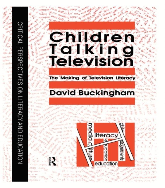 David Buckingham - Children Talking Television, E-bok
