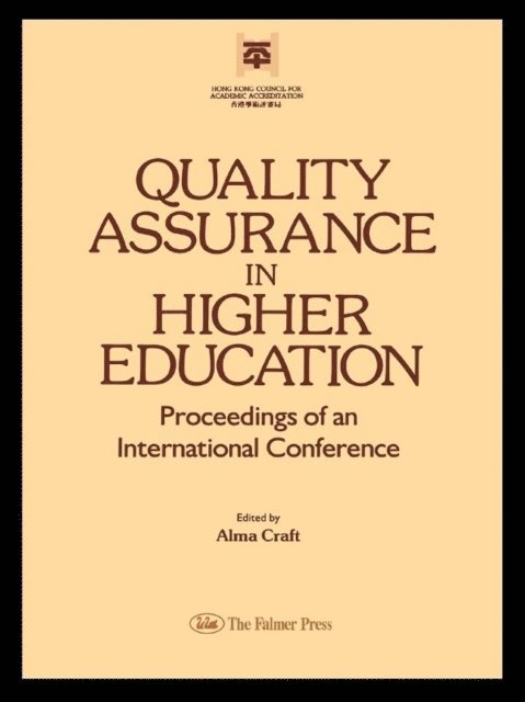 Alma Craft - Quality Assurance In Higher Education, E-bok