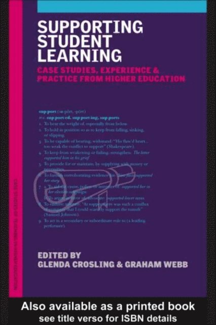 Graham Webb, Glenda Crosling - Supporting Student Learning, E-bok