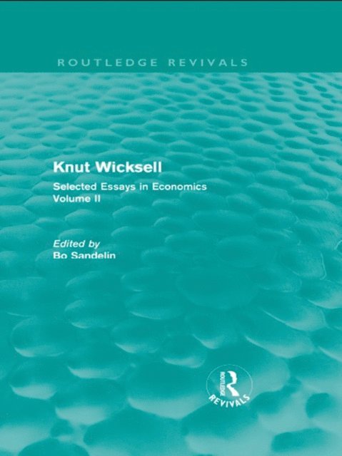 Bo Sandelin - Knut Wicksell, E-bok