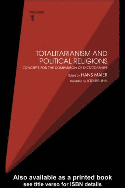 Hans Maier - Totalitarianism and Political Religions, Volume 1, E-bok