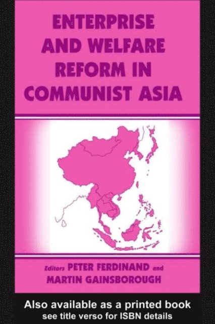 Martin Gainsborough, Peter Ferdinand - Enterprise and Welfare Reform in Communist Asia, E-bok