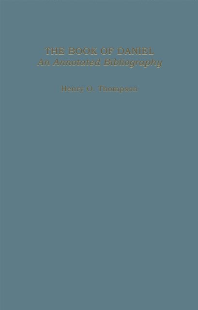 Henry O. Thompson - Book of Daniel, E-bok