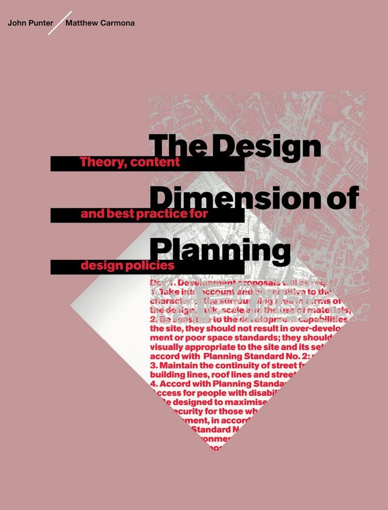Matthew Carmona, John Punter - Design Dimension of Planning, E-bok
