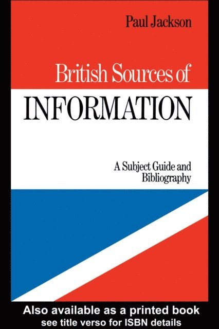P. Jackson - British Sources of Information, E-bok