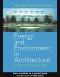 Energy and Environment in Architecture