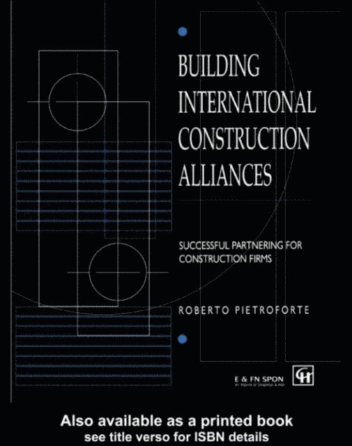 Roberto Pietroforte - Building International Construction Alliances, E-bok. Tillgänglighet: Lägg i varukorg
